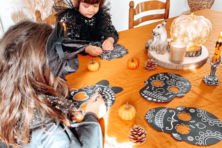 Masque calaveras instagram - Masques Créatifs – 10doigts.fr