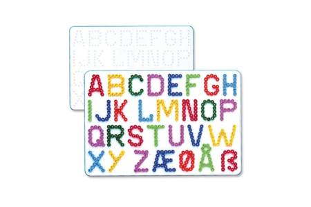 modifier Plaque lettres pour perles fusibles - Perles à repasser 5 mm – 10doigts.fr