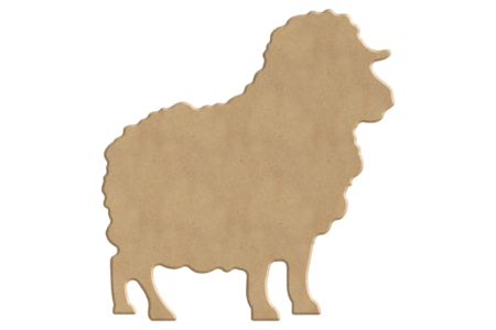 mouton en bois à décorer - Animaux en bois – 10doigts.fr