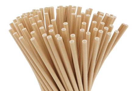 pailles en papier carton kraft - Vaisselle jetable et réutilisable – 10doigts.fr