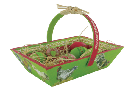 panier de paques - Paniers en bois – 10doigts.fr