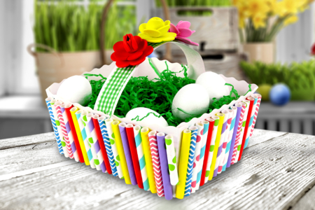 Herbe en frisettes de papier - Paille et Raphia – 10doigts.fr