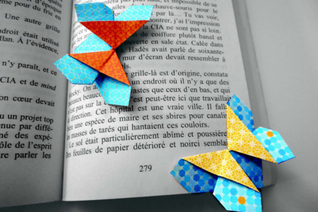PAPILLONS MARQUE PAGE - Livres activités créatives – 10doigts.fr
