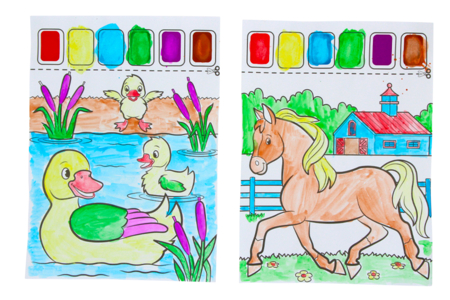 peinture animaux - Peinture aquarelle – 10doigts.fr