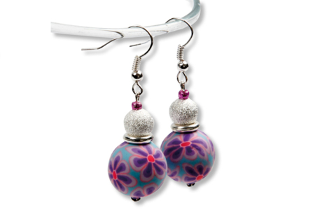 Perles en pâte polymère millefiori - Perles Pâte polymère – 10doigts.fr