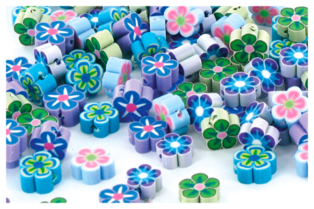 perles fleurs pâte polymère - Perles Pâte polymère – 10doigts.fr