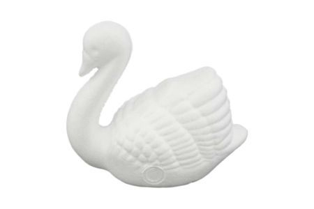 petit cygne en polystyrène - Animaux en polystyrène – 10doigts.fr
