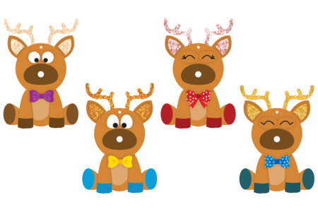 petits rennes lumineux - Kits créatifs de Noël – 10doigts.fr