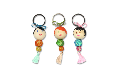 porte clés sirènes - Thème pastel – 10doigts.fr