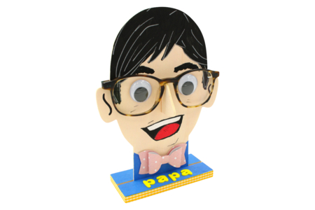porte lunettes cadeau fête des pères - Activités manuelles fête des pères – 10doigts.fr