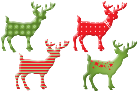 renne en bois - Déco en bois peints – 10doigts.fr