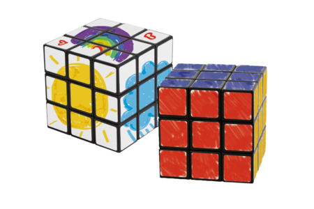 ribik's cube blanc - Jeux de société à fabriquer – 10doigts.fr