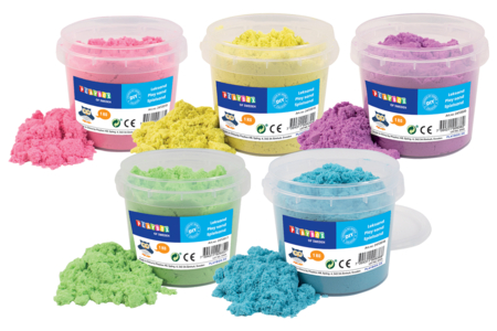 sable à modeler magique coloré - Sable à modeler - Modelage et moulage – 10doigts.fr
