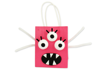 sachets à bonbons halloween monstres - Activités manuelles Halloween – 10doigts.fr