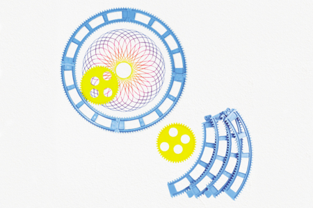 spirographe géant - Accessoires de dessin – 10doigts.fr