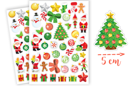 stickers de fêtes - Gommettes Noël – 10doigts.fr