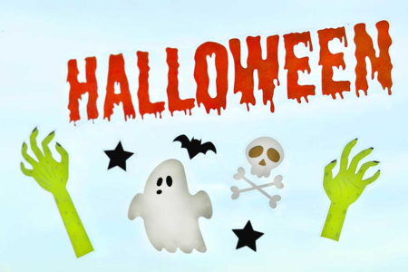 stickers halloween vitres - Kits créatifs Halloween – 10doigts.fr