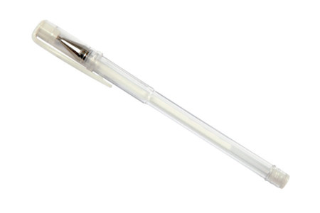stylo gel blanc - Calligraphie, Ecriture – 10doigts.fr