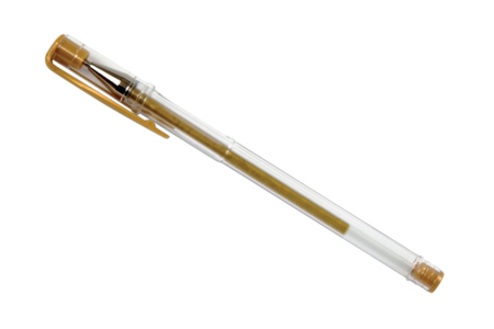 stylo gel or - Calligraphie, Ecriture – 10doigts.fr
