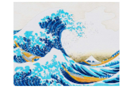 tableau diamants vague hokusai - Kit Diamond Painting – 10doigts.fr