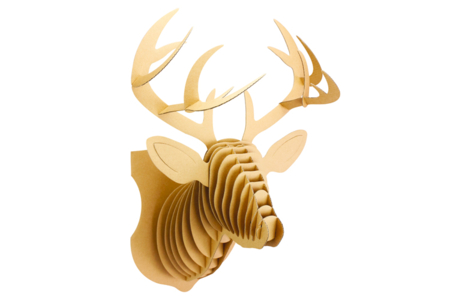 trophée cerf - Décors en carton – 10doigts.fr