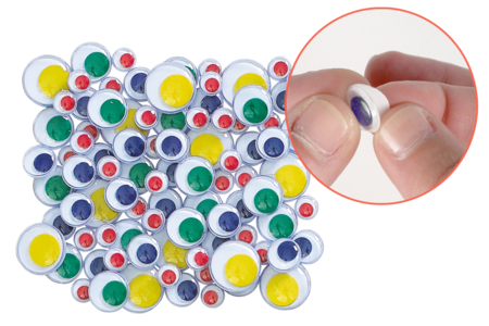 yeux mobiles couleurs - Yeux mobiles – 10doigts.fr