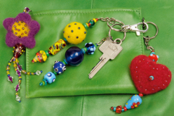 Porte-clés à anneaux avec chaîne - 25 pièces - Porte-clés – 10doigts.fr - 2