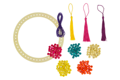 attrape rêves bricolage enfants - Suspensions décoratives en bois - 10doigts.fr - 2