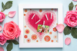 Coffret coeur à tisser - Activité String Art - Coffret String Art – 10doigts.fr - 2