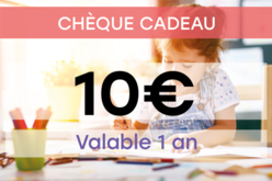 Chèque cadeau 10€ 10 doigts - Idées Cadeaux DIY Noël - 10doigts.fr - 2