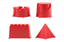 construction châteaux - Sable à modeler - Modelage et moulage - 10doigts.fr