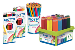 Crayons de couleur GIOTTO Colors - Crayons de couleurs - 10doigts.fr