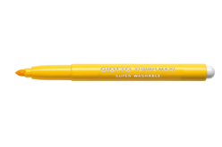 feutre jaune turbo maxi giotto - Feutres pointes larges - 10doigts.fr - 2