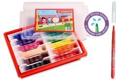 Feutres STABILO POWER  scolaire - Feutres pointes moyennes - 10doigts.fr