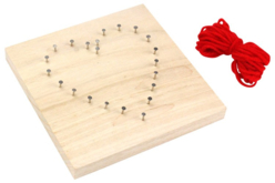 Kit String Art Coeur - String Art - Broderie et tissage – 10doigts.fr - 2