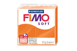 pain fimo mandarine orange - Pâtes Fimo à l'unité - 10doigts.fr