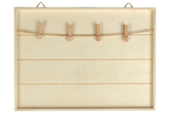 Cadre pêle-mêle en bois 30 cm - Cadres photos en bois – 10doigts.fr