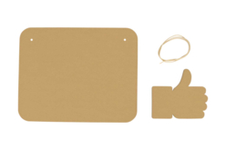 plaque de porte pouce - Objets pour le bureau - 10doigts.fr