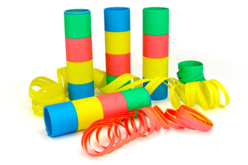 serpentins multicolores - Ballons, guirlandes, serpentins - 10doigts.fr