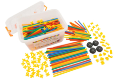 Tube connecteur jeu enfant - Jeux de construction - 10doigts.fr