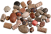 Set d'environ 40 perles artisanales en céramique Troja - Pierres Naturelles – 10doigts.fr