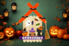 Activite enfant Maison hantée Halloween - Activités manuelles Halloween – 10doigts.fr
