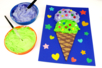 Activité Peinture Mousse a raser été - Activités manuelles Été – 10doigts.fr