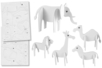 Animaux en carton mousse, à décorer et à assembler - Maquettes en papier – 10doigts.fr