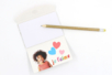bloc note je t'aime - Carnets en carton – 10doigts.fr