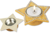 Bougeoir etoile - Bougeoirs en bois – 10doigts.fr