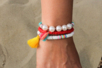 bracelet en perles rondelle heishi - Perles Heishi et coquillages – 10doigts.fr
