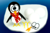 Pingouin avec des boules en polystyrène - Yeux mobiles – 10doigts.fr