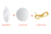 carte forte et cordon - Plastique Transparent – 10doigts.fr