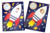 carte fusée à gratter - Kits carteries – 10doigts.fr